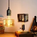 Διακοσμητική LED λάμπα σε σχήμα κύβου Ρυθμιζόμενη με σπειρωτό νήμα 4 W 220–240 V 9,5 x 9,5 x 15 cm Γυαλί Για λάμπες και κρεμαστά φωτιστικά 3