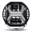 LED arbetsljus 2000 lumen Jantargult dagsljus DRL och extraljus 9 x 10 cm Svart hölje För offroad SUV och arbetsmaskiner 1