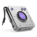 Bärbar ljudadapter USB-C A20 för musikspelning, ljudgränssnitt 24 bit/96 kHz med loopback, silver, för mobil, surfplatta och PC 1