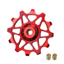 12T váltóvezető kerék Keskeny Széles AL 7075 CNC kerámia csapágy MTB országúti kompatibilis Shimano Sram 2