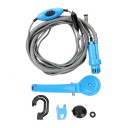 12V Dusche für Wohnmobile mit Schlauch Zigarettenanzünder Stromadapter Camping Autowäsche Tragbare Reisendusche ABS DC 12V universell 3