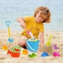 13-delige kinderset strand speelgoed met emmer en vormpjes plastic gereedschap voor water en zand voor buiten spelen 3