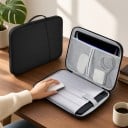 13 hüvelykes laptop táska füllel és elülső zsebbel 35 x 25,4 cm Párnázott nylon borítás cipzárral MacBook Air és Pro számára 4