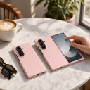 Skydd för Samsung Galaxy Z Fold 4 Tunt plastfodral Tvådelat skal för vikbar mobil Skydd av baksidan och kameran För varje dag 26