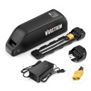 Sats för mittmotor TSDZ8 48 V 750 W Batteri för ram 52 V 20 Ah 1040 Wh Bluetooth-display EKD01 2,4" Bromssensor Svart För elcykel 1