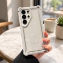 Stötsäkert fodral för Samsung Galaxy S25+ med genomskinliga baksidor Förstärkta hörn PC och TPU Hållbart mobilskydd för Samsung S25 Plus 6