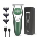 Mini hårklippare Bärbar 10,8 x 4,2 cm Laddningsbar via USB-C 3 guiderkammar 1–3 mm Liten elektrisk hårklippare för frisörsalong och hem 1