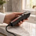 Hårklippare för män Uppladdningsbar via USB-C 1200 mAh Drifttid 90 minuter 155 x 39 mm 4 kammar 3–12 mm Grå Hårklippare 5