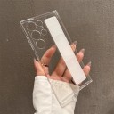 Fodral för Samsung Galaxy S25+ med elastiskt silikonband för handflatan Polykarbonat PC Matt mobilskal för ett fast grepp 8