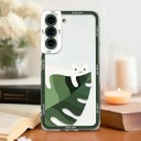 Skydd för Samsung Galaxy S24 med kattmotiv Plastiskt mobilskal Skyddsfodral för telefon Med ram runt kameran För varje dag 20
