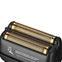 Rakapparat för män Dubbelblad med titanbeläggning LED-display 1400 mAh Driftstid 200 minuter IPX5 Svart Rakning till släthet 3