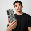 Fodral för Samsung Galaxy S26 Ultra Anime Town design Magnetisk laddning TPU och akryl Skyddande baksida för telefon För animefans 8