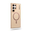 Matt genomskinlig skyddande skal för Samsung Galaxy S24 med stöd för magnetisk laddning Polykarbonat PC Mobilskal för dagligt bruk 13