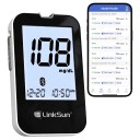 Blodsockermätare G-427B med Bluetooth och MedM Health-app med 50 teststickor och 50 lancetter utan kodning med resultat på 5 sekunder svart 6
