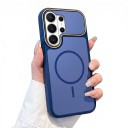 Matte skydd för Samsung Galaxy S24 med stöd för magnetisk laddning Skyddande fodral med upphöjd kameralinsram 7