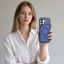 Matt skydd för Samsung Galaxy S26+ med stöd för magnetisk laddning Skyddande fodral med upphöjd kameraram för varje dag 9