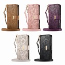 Fodral för Samsung Galaxy S25 Ultra Flipplånbok med dragkedja Crossbody rem upp till 142 cm Konstläder Kortfickor Handledsrem 19
