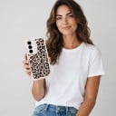 Silikonskydd för Samsung Galaxy S25 Edge med leopardmönster Skyddande ram för kameran Förhöjda kanter Mobilskal med tryck 4