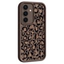 Silikonskal för Samsung Galaxy S26+ med leopardmönster Skyddande ram för kameran Förhöjda kanter Silikonfodral för mobil med tryck 13