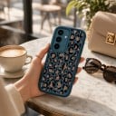 Silikonskydd för Samsung Galaxy S26 Ultra med leopardmönster Skyddande ram för kameran Förhöjda kanter Mobilskal med tryck 19