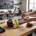 Balanserande BMS-kort JNFN S Bluetooth 8S till 22S 40 A Spik 100 A För Li-ion LiFePO4 LTO och Na-ion Gul För elcyklar och elscootrar 4