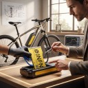 Balanserande BMS-kort JNFN S Bluetooth 17S till 24S 130 A Spets 325 A För Li-ion LiFePO4 LTO och Na-ion Gul För elcyklar och elscootrar 4