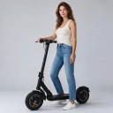 Borstlös navmotor med däck 36 V 350 W Max belastning 100 kg 21 x 4,7 cm Koppar aluminium och gummi Svart För elektriska sparkcyklar 3