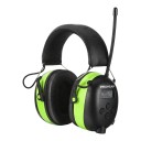 Elektroniska hörselskydd med Bluetooth 5.0 Hörlurar med FM/AM-radio och LCD-display Dämpning SNR 31 dB Batteri 2000 mAh För industri 6