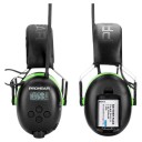 Elektroniska hörselskydd med Bluetooth 5.0 Hörlurar med FM/AM-radio och LCD-display Dämpning SNR 31 dB Batteri 2000 mAh För industri 7