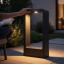 Utomhus gräsmatta LED-lampa 15 W COB Varm vit 3000 K 40 cm Aluminiumstolpe DC 12 V Svart Vattentät för trädgård och gård vid villa 4