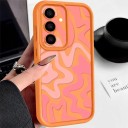 Fodral för Samsung Galaxy S25 Ultra Randigt mönster Starka kanter och utskärning för kamera Material silikon Skyddande skal 29