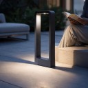 LED stolplampa för trädgården 15 W COB Neutralvit 4500 K 60 cm Aluminium AC 85–265 V Svart Vattentålig belysning för gårdar och omgivningar av villor 4