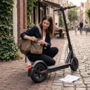Bakskärm för Xiaomi M365 Sats med ljus och stötta 5,5 x 32 cm PC och ABS Svart Med monteringsmaterial För elektriska sparkcyklar 36 V 2
