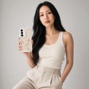 Fodral för Samsung Galaxy S26+ Randigt mönster Starka kanter och utskärning för kamera Material silikon Skyddande skal för mobiltelefon 21