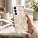 Fodral för Samsung Galaxy S26 Ultra Randigt mönster Starka kanter och utskärning för kamera Material silikon Skyddande skal 20