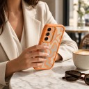 Fodral för Samsung Galaxy S26 Ultra Randigt mönster Starka kanter och utskärning för kamera Material silikon Skyddande skal 27