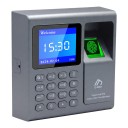 Närvaroterminal med fingeravtrycksläsare och RFID Kapacitet 1000 användare Skärm 1,8 tum USB Grå För registrering av närvaro och åtkomst 1