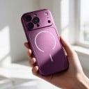 Magnetiskt skydd för iPhone 17 Pro kompatibelt med MagSafe Matt nano glas Trådlös laddning Exakt justering Skydd av baksidan 33