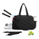 Tennisracketväska med fack för skor och ficka för flaska 48 x 19 x 31 cm Quiltad Över axeln och i handen För badminton och pickleball 1