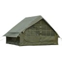 Rymlig uppblåsbar campingtält i husform 300 x 210 x 200 cm Med pump och bärväska Grön För camping och utflykter i naturen 1