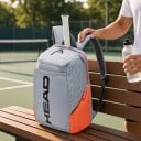 Tennisryggsäck med fack för racketar och skofack 48 x 30 x 20 cm Sportväska för tennis och padel För män och kvinnor För träning och matcher 13