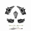 LED riktade lampor fram och bak + bakbromslampa med positionsbelysning, set om 5 st, rökfärgad, för Yamaha TMAX 530 2012–2016 1