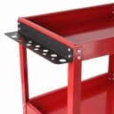 Pojízdlig verktygsvagn 3 våningar Maxlast 100 kg Mått 74 x 66 x 35,5 cm Metallkonstruktion med hjul och handtag För verkstaden, garaget 14