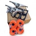 CX4 Truck Set med hjul och lager för skateboard 6,25 tum Truckar med brickor och skruvar För montering och reparation av skateboard 1