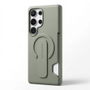 Plastskydd för Samsung Galaxy S24 med korthållare Silikonrörligt fingerfäste Stöd för magnetisk laddning 15