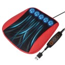 Ventilerad sitsdyna för stol och bil med 5 fläktar USB-ström 3 ventilationslägen Nätad yta För kontoret 2
