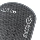 Pickleballracket i kolfiber 41,9 x 19,1 cm Tjocklek 16 mm Polymeriskt honungskärna Texturerad yta Svart med grå kant 4