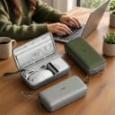 Hård organiserare för elektronik 265 x 110 x 85 mm Oxford 900D Justerbar avdelare Ficka med dragkedja För powerbank och kablar 8