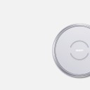 Trådlös laddningsplatta för telefon Rund form Kropp av aluminiumlegering Maximal effekt 10 W USB-C-kontakt Kabel ingår 2