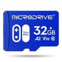 Microdrive Micro SD Minne 32 GB Hög Hastighet A2 V30 Klass 10 Game PRO 1,5 x 1,1 cm Blå För spel, videor, foton och data 1